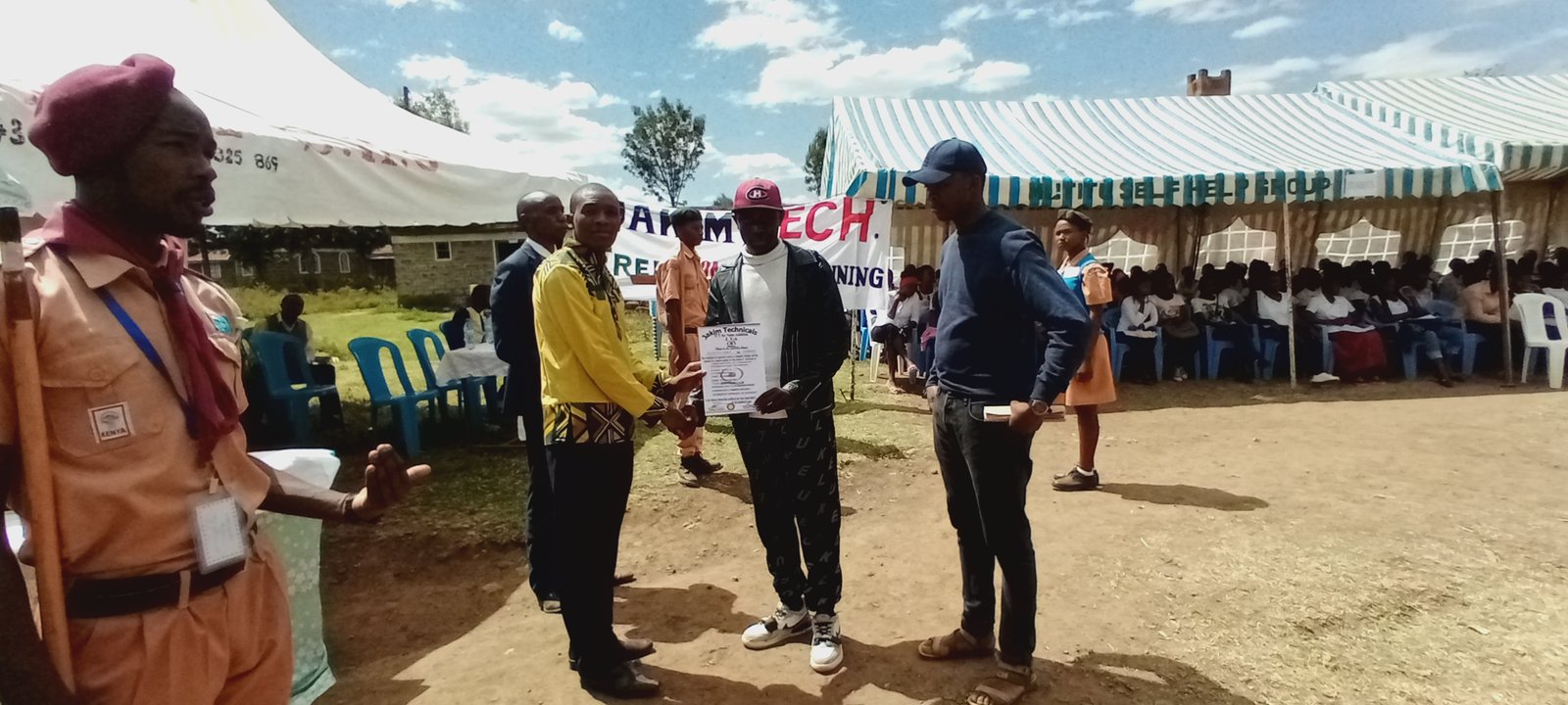 A person receiving a driving lesson