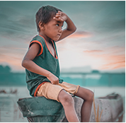A teacher in a classroom with children